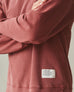 Men's Vintage Washed Relaxed French Terry Crew - Russet Brown